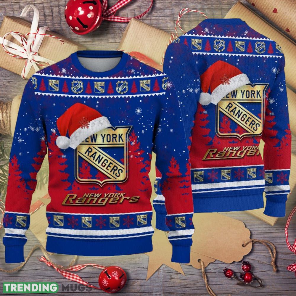 New York Rangers Logo Golden Fans Santa Hat Tree Ugly Xmas Sweater - New York Rangers Logo Golden Fans Santa Hat Tree Ugly Xmas Sweater New York Rangers Logo Golden Fans Santa Hat Tree Ugly Xmas Sweater - New York Rangers Logo Golden Fans Santa Hat Tree Ugly Xmas Sweater
