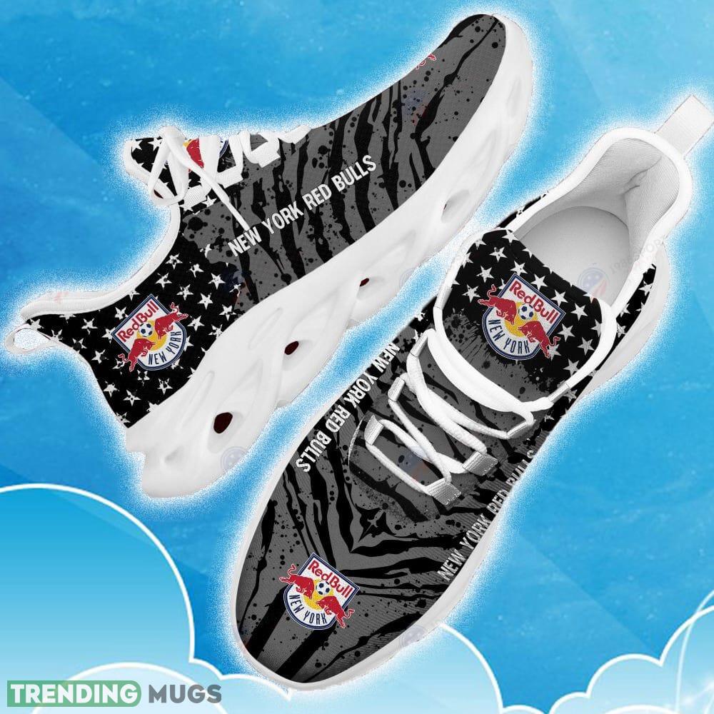 New York Red Bulls Black New Chunky Shoes Camo Logo Printed For Men And Women Gift Fans Max Soul Sneakers Max Soul New York Red Bulls Black New Chunky Shoes Camo Logo Printed For Men And Women Gift Fans Max Soul Sneakers Max Soul