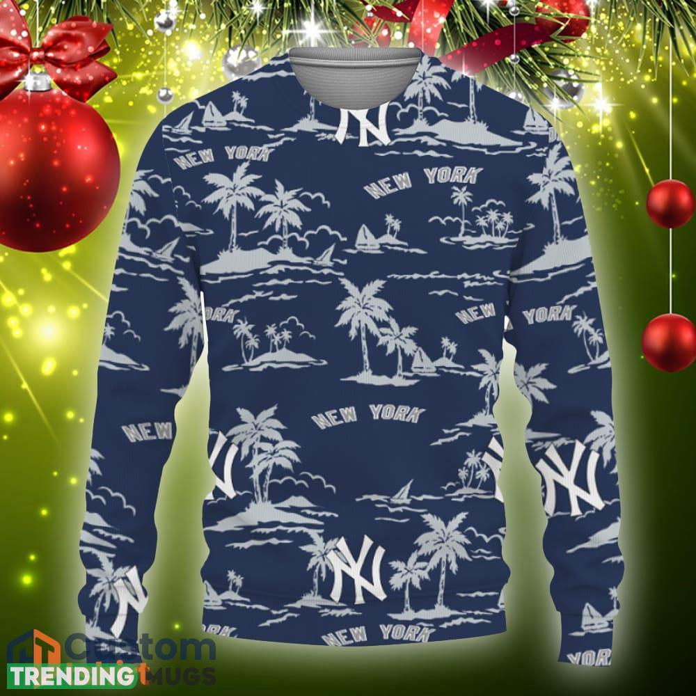 New York Yankees Aloha Hawaii Beach Ugly Xmas Sweater Gift Holidays - New York Yankees Hawaiian Aloha Hawaii Beach-3D Sweatshirt_3 New York Yankees Aloha Hawaii Beach Ugly Xmas Sweater Gift Holidays - New York Yankees Hawaiian Aloha Hawaii Beach-3D Sweatshirt_3
