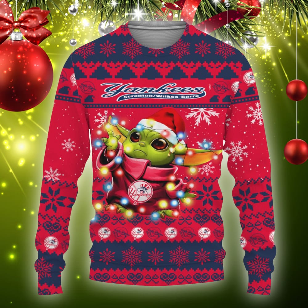 New York Yankees Baby Yoda Star Wars Sports Football American Knitted Christmas Sweater Gift Holidays - 021123-083207 New York Yankees Baby Yoda Star Wars Sports Football American Knitted Christmas Sweater Gift Holidays - 021123-083207
