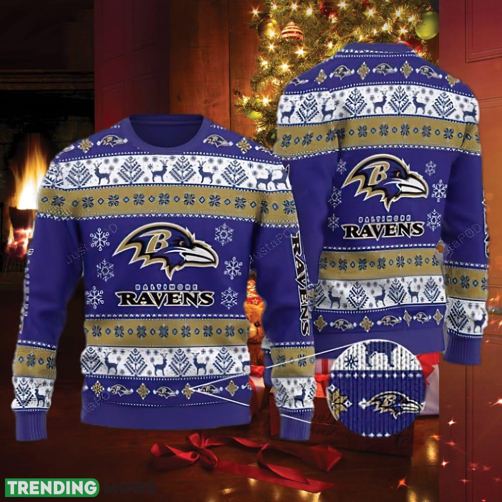 NFL Baltimore Ravens Ugly Christmas 3D Sweater Snowsuit - NFL Baltimore Ravens Ugly Christmas 3D Sweater Snowsuit NFL Baltimore Ravens Ugly Christmas 3D Sweater Snowsuit - NFL Baltimore Ravens Ugly Christmas 3D Sweater Snowsuit
