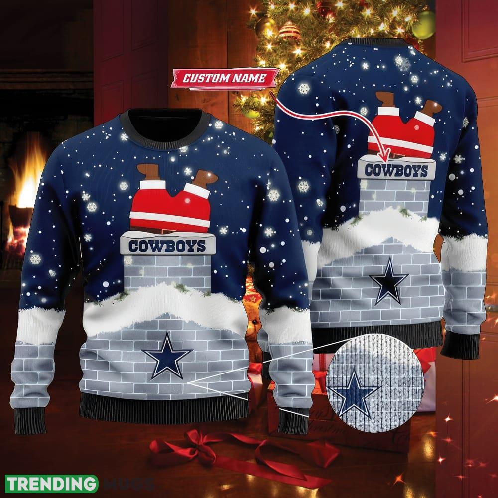 NFL Dallas Cowboys Ugly Christmas 3D Sweater Tinsel Custom Name - NFL Dallas Cowboys Ugly Christmas 3D Sweater Tinsel Custom Name NFL Dallas Cowboys Ugly Christmas 3D Sweater Tinsel Custom Name - NFL Dallas Cowboys Ugly Christmas 3D Sweater Tinsel Custom Name