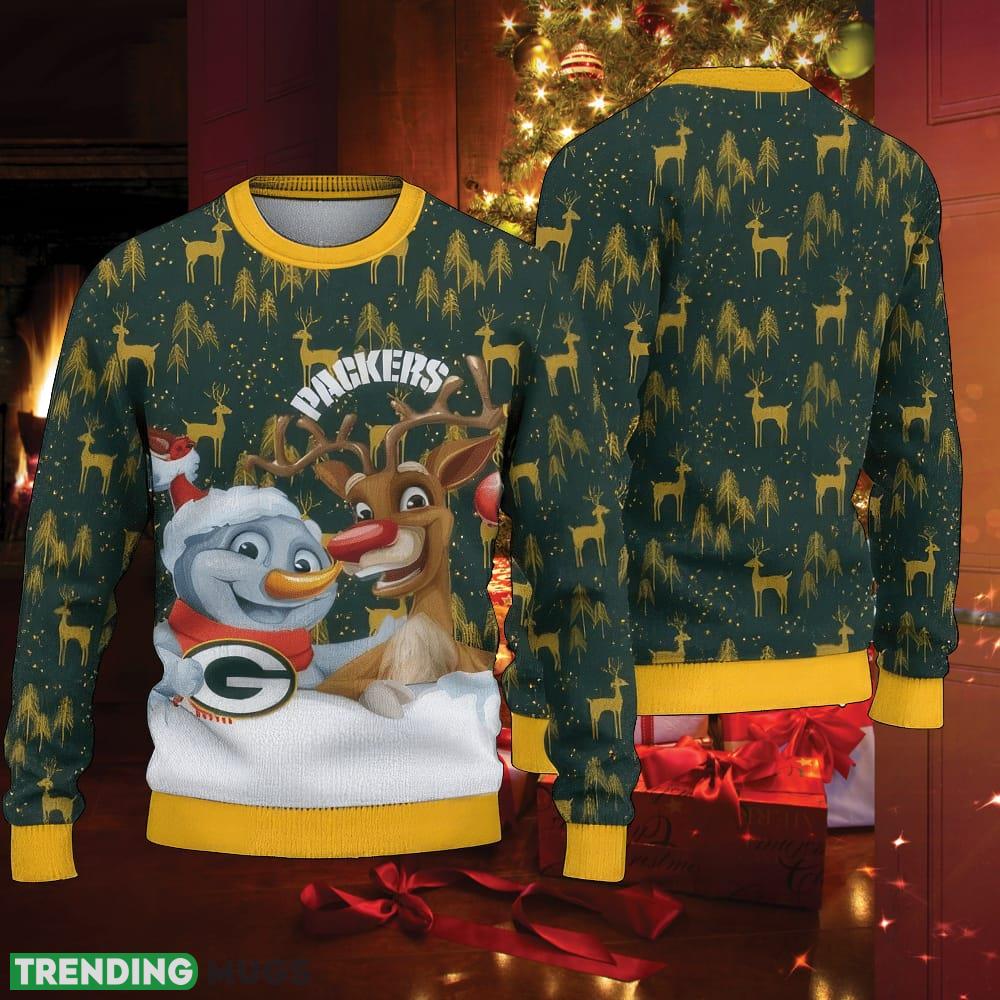 NFL Green Bay PackSan Francisco 49ers Knitted Christmas Sweater AOP Rejoice - NFL Green Bay PackSan Francisco 49ers Knitted Christmas Sweater AOP Rejoice
