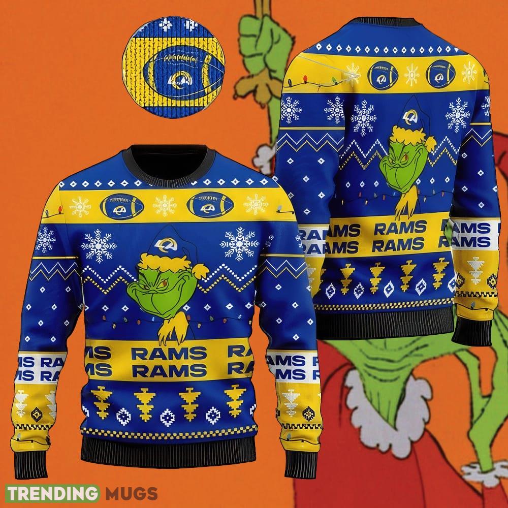 NFL Los Angeles Rams Grinch Cool Ugly Christmas Sweater Candle - NFL Los Angeles Rams Grinch Cool Ugly Christmas Sweater Candle NFL Los Angeles Rams Grinch Cool Ugly Christmas Sweater Candle - NFL Los Angeles Rams Grinch Cool Ugly Christmas Sweater Candle