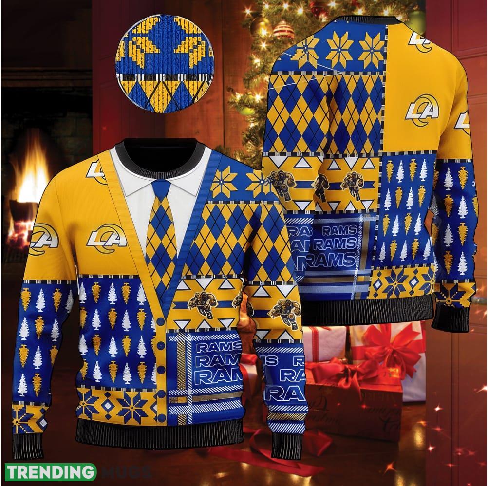 NFL Los Angeles Rams Knitted Christmas 3D Sweater Wrapping - NFL Los Angeles Rams Knitted Christmas 3D Sweater Wrapping NFL Los Angeles Rams Knitted Christmas 3D Sweater Wrapping - NFL Los Angeles Rams Knitted Christmas 3D Sweater Wrapping
