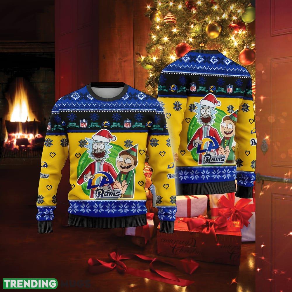NFL Los Angeles Rams Ugly Christmas 3D Sweater Mistletoe - NFL Los Angeles Rams Ugly Christmas 3D Sweater Mistletoe NFL Los Angeles Rams Ugly Christmas 3D Sweater Mistletoe - NFL Los Angeles Rams Ugly Christmas 3D Sweater Mistletoe