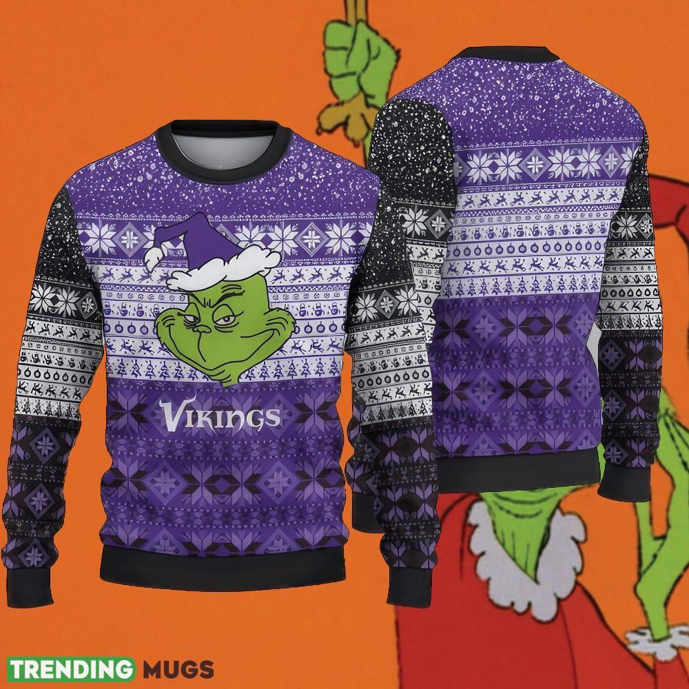 NFL Minnesota Vikings Grinch Cool Knitted Christmas 3D Sweater Toboggan - NFL Minnesota Vikings Grinch Cool Knitted Christmas 3D Sweater Toboggan NFL Minnesota Vikings Grinch Cool Knitted Christmas 3D Sweater Toboggan - NFL Minnesota Vikings Grinch Cool Knitted Christmas 3D Sweater Toboggan
