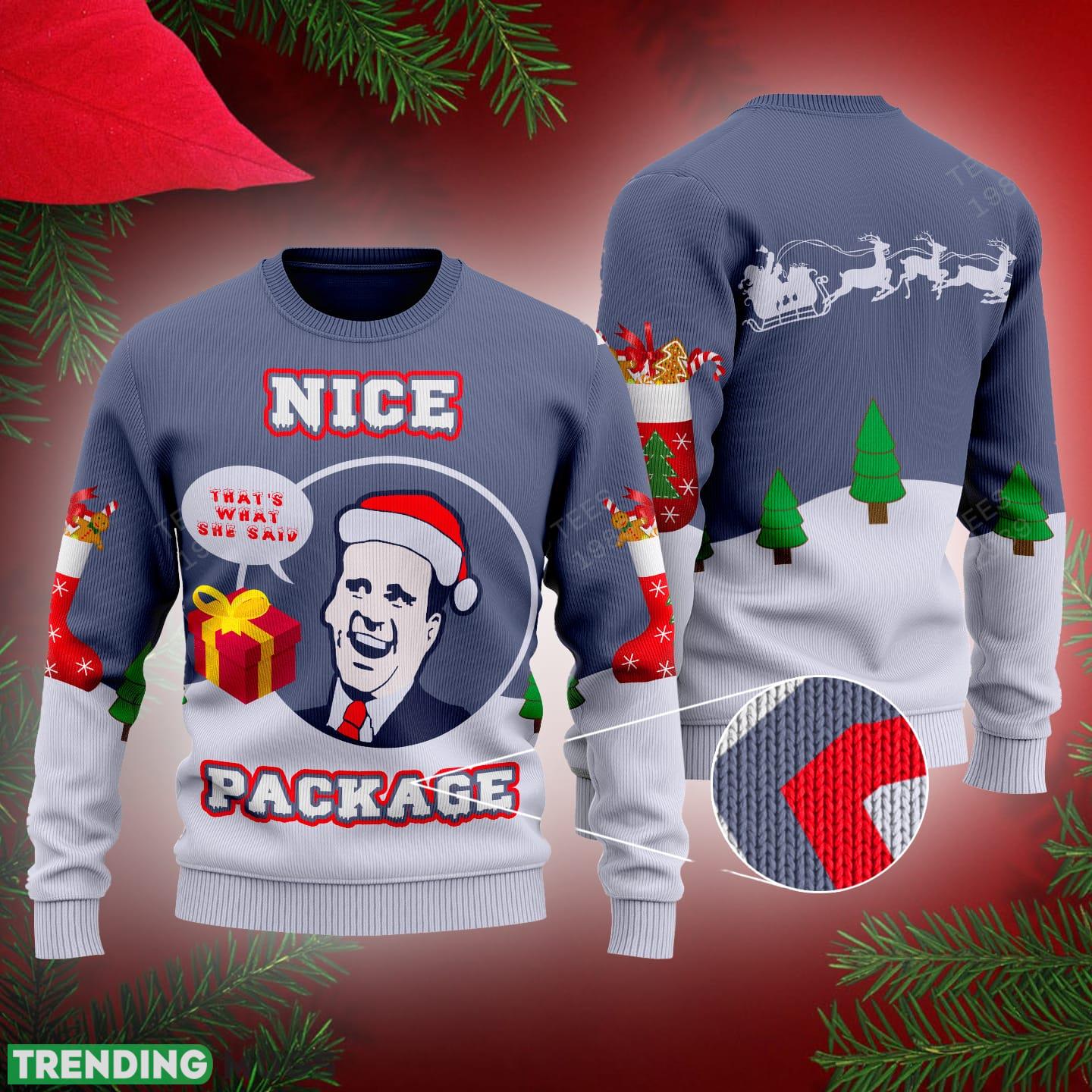 Nice Package Michael Scott Ugly Christmas Sweater For Men And Women - Nice Package Michael Scott Ugly Christmas Sweater For Men And Women Nice Package Michael Scott Ugly Christmas Sweater For Men And Women - Nice Package Michael Scott Ugly Christmas Sweater For Men And Women