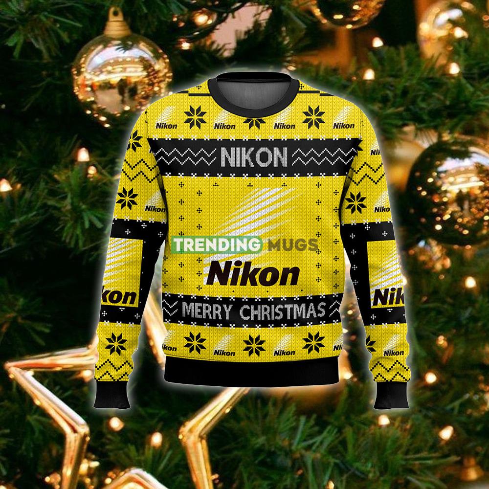 Nikon Camera Brands Ugly Christmas Sweater Gift Men And Women 3D Sweater Nikon Camera Brands Ugly Christmas Sweater Gift Men And Women 3D Sweater