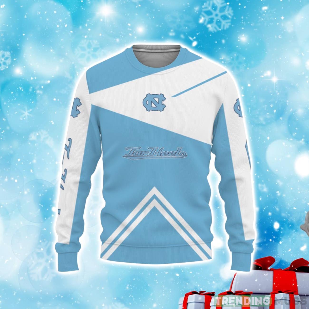 North Carolina Tar Heels Football American Team Champion Gift For Fan Christmas Sweater Product Photo 1 North Carolina Tar Heels Football American Team Champion Gift For Fan Christmas Sweater Product Photo 1
