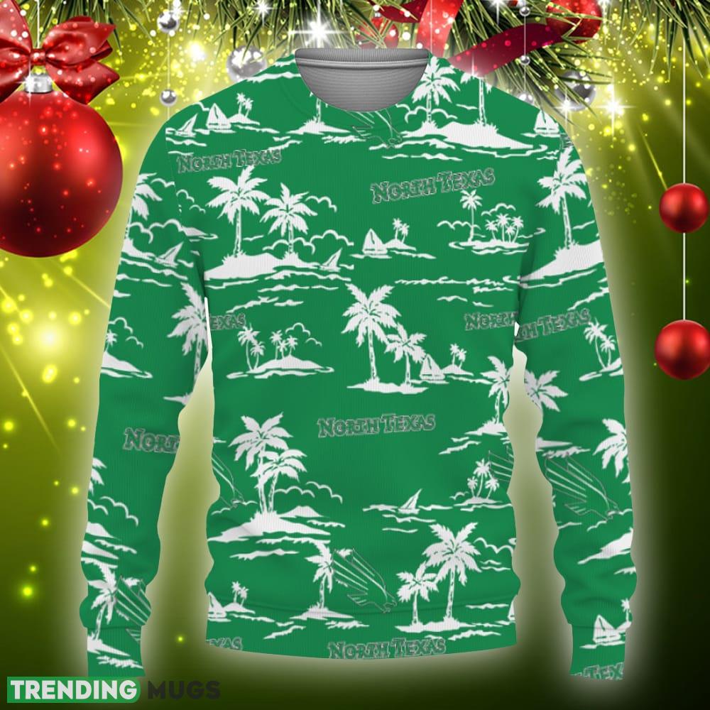 North Texas Mean Green Aloha Hawaii Beach Ugly Xmas Sweater Gift Holidays - North Texas Mean Green Hawaiian Aloha Hawaii Beach-3D Sweatshirt_3 North Texas Mean Green Aloha Hawaii Beach Ugly Xmas Sweater Gift Holidays - North Texas Mean Green Hawaiian Aloha Hawaii Beach-3D Sweatshirt_3
