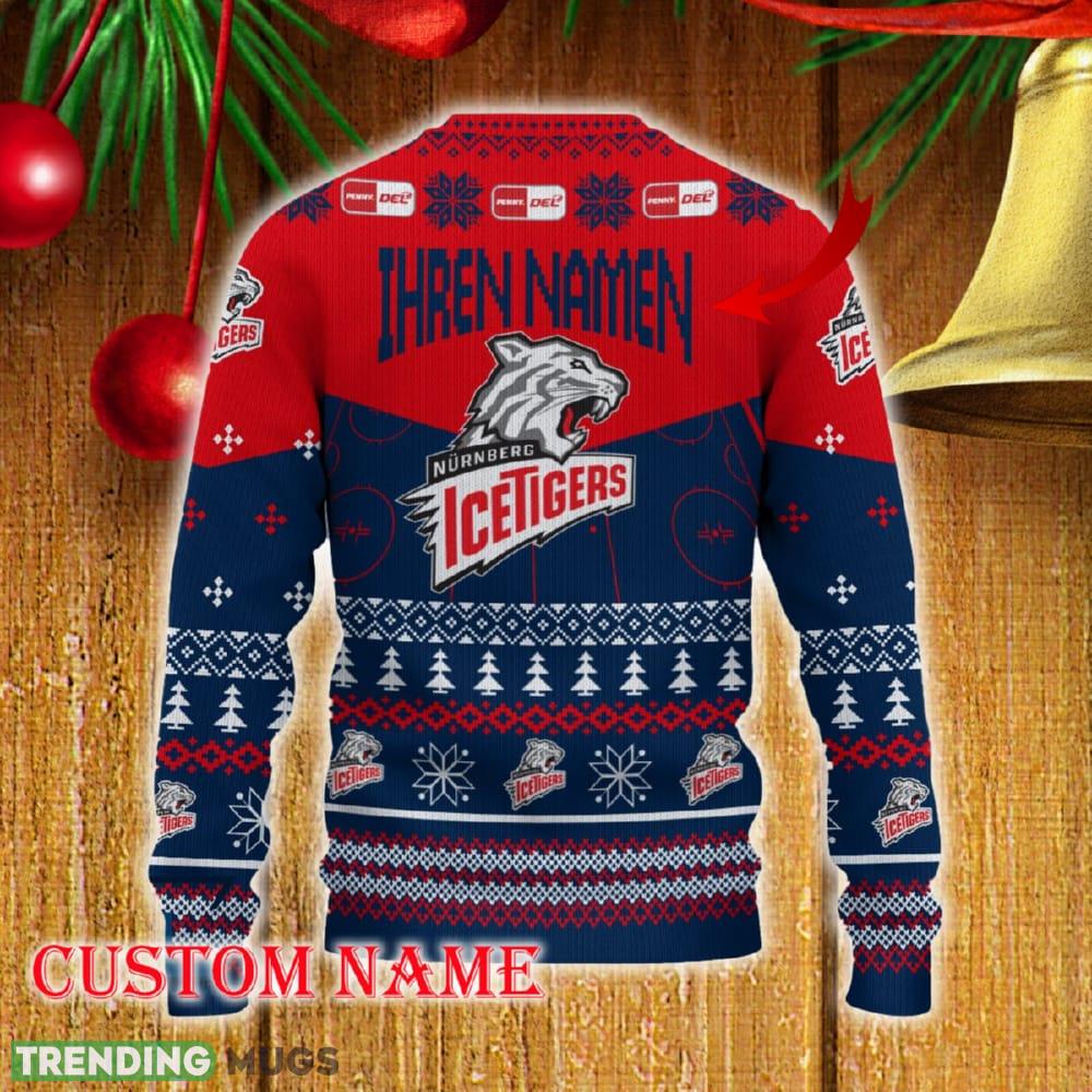 Nurnberg Ice Tigers Custom Name 3D Sweater Funny Gift For Men And Women Fans Christmas 3D Sweater Nurnberg Ice Tigers Custom Name 3D Sweater Funny Gift For Men And Women Fans Christmas 3D Sweater