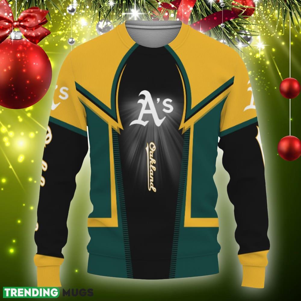 Oakland Athletics Football American Gift For Fan Knitted Xmas Sweater Gift Holidays - Oakland Athletics Football American Gift For Fan-3D Sweatshirt_3 Oakland Athletics Football American Gift For Fan Knitted Xmas Sweater Gift Holidays - Oakland Athletics Football American Gift For Fan-3D Sweatshirt_3