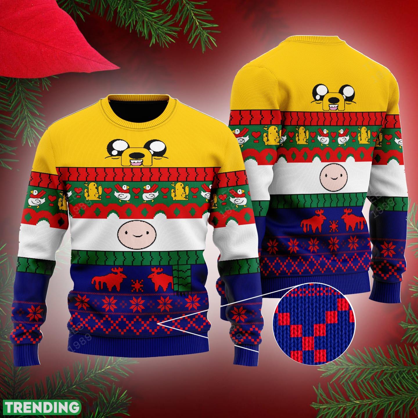 Official Adventure Time Finn and Jake Ugly Christmas 3D Sweater For Men And Women - Official Adventure Time Finn and Jake Ugly Christmas 3D Sweater For Men And Women Official Adventure Time Finn and Jake Ugly Christmas 3D Sweater For Men And Women - Official Adventure Time Finn and Jake Ugly Christmas 3D Sweater For Men And Women