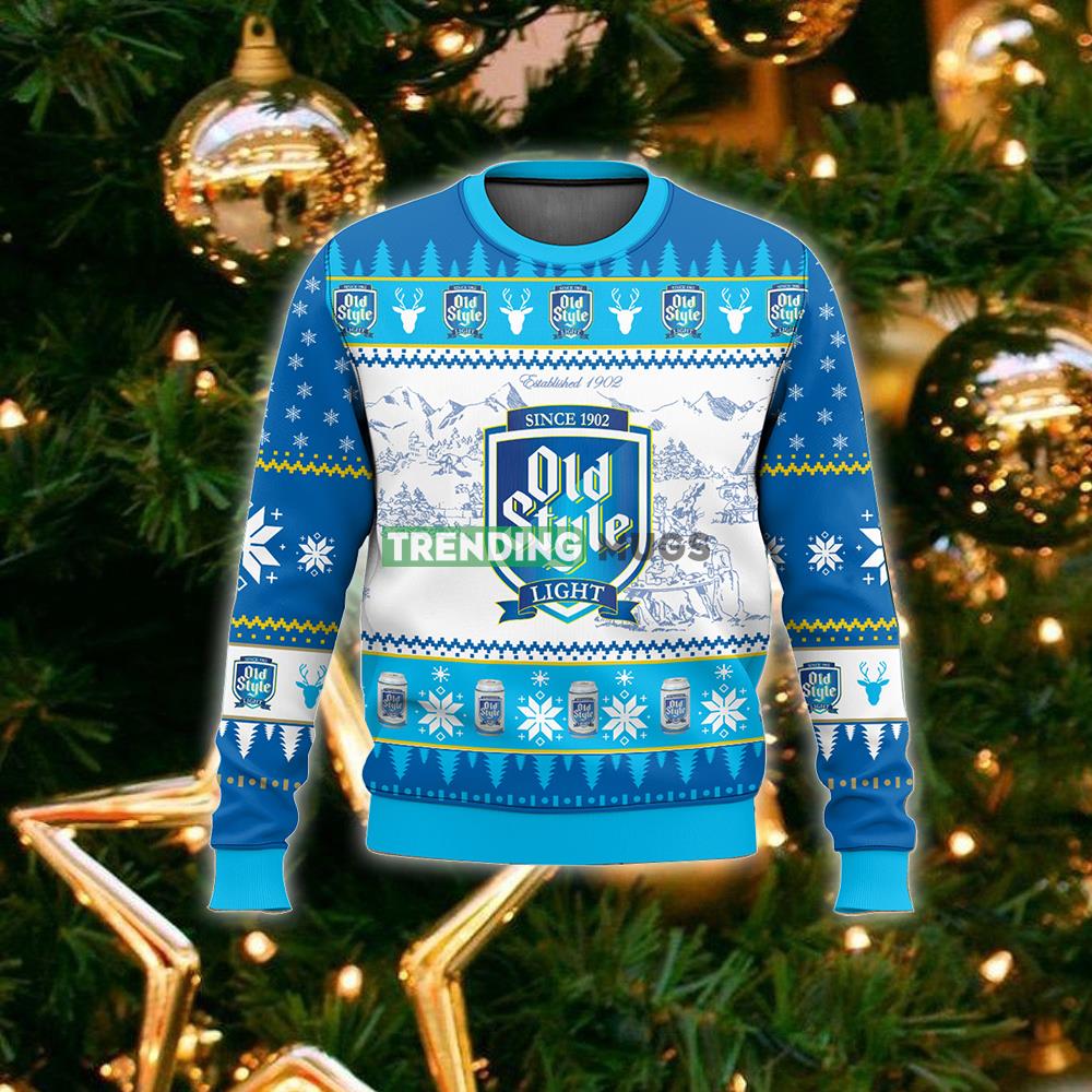 Old Style Light Ugly Christmas Sweater Gift Men And Women 3D Sweater Old Style Light Ugly Christmas Sweater Gift Men And Women 3D Sweater