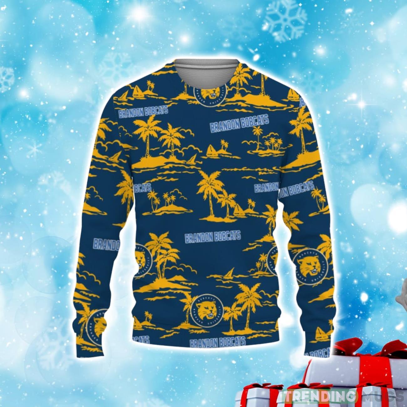 On Bobcats Hawaiian Aloha Hawaii Beach Christmas Sweater Product Photo 1 On Bobcats Hawaiian Aloha Hawaii Beach Christmas Sweater Product Photo 1