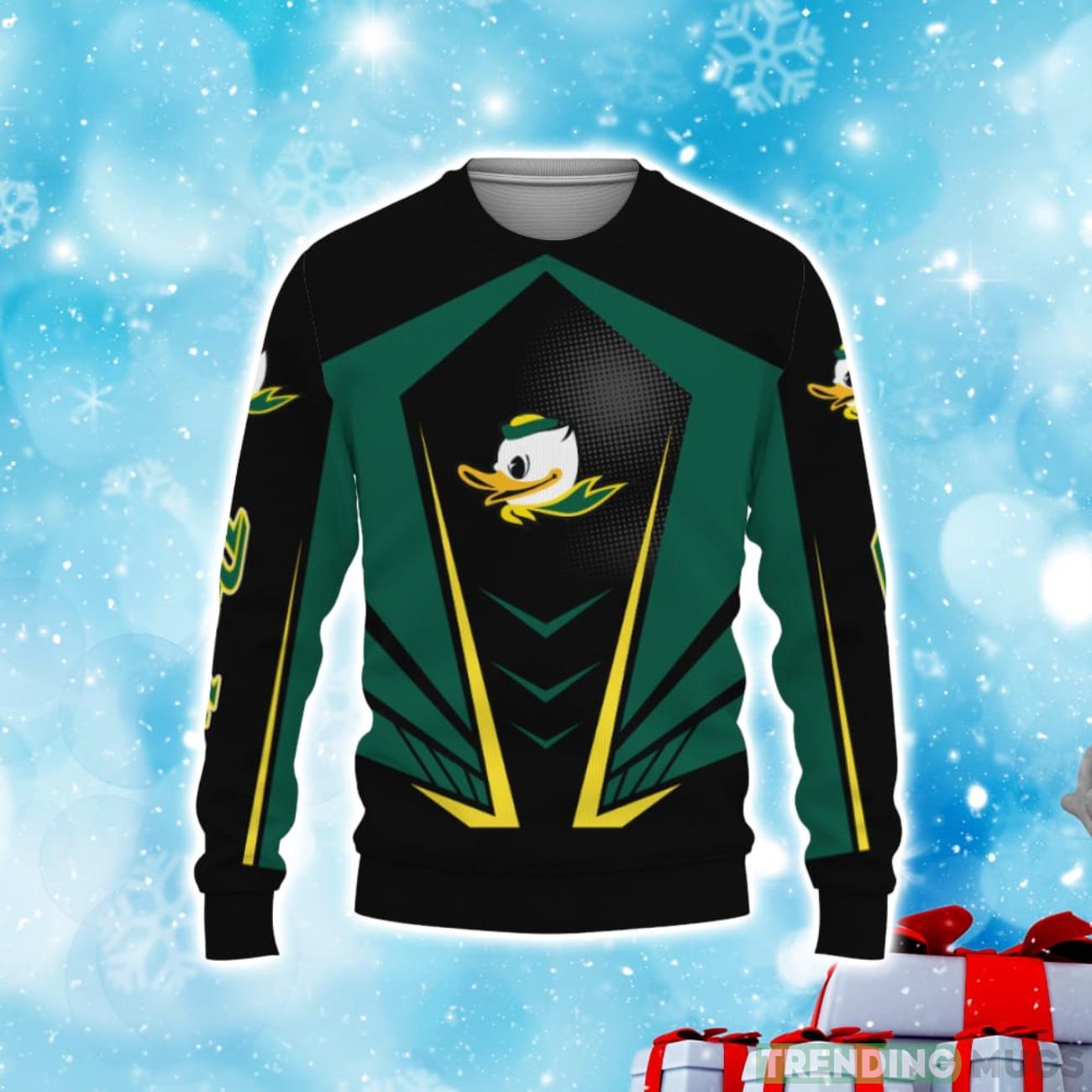 Oregon Ducks Sports American Football Shirt Christmas Sweater Product Photo 1 Oregon Ducks Sports American Football Shirt Christmas Sweater Product Photo 1