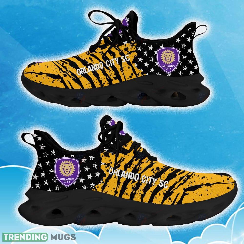 Orlando City SC Yellow New Chunky Shoes Camo Logo Printed For Men And Women Gift Fans Max Soul Sneakers Max Soul Orlando City SC Yellow New Chunky Shoes Camo Logo Printed For Men And Women Gift Fans Max Soul Sneakers Max Soul