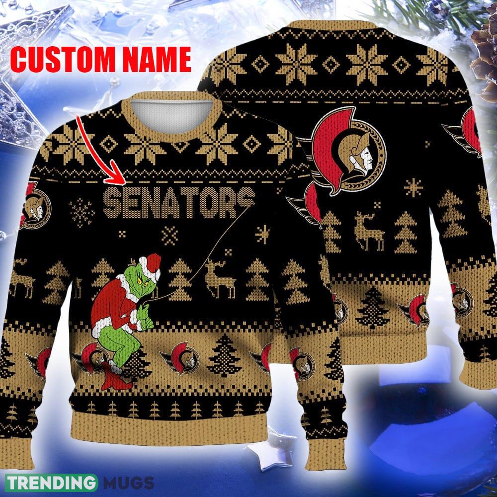 Ottawa Senators Ugly Christmas Sweater Grinch Custom Ice Hockey NHL Gift For Christmas Holidays Custom Name - Ottawa Senators Ugly Christmas Sweater Grinch Custom Ice Hockey NHL Gift For Christmas Holidays Custom Name Ottawa Senators Ugly Christmas Sweater Grinch Custom Ice Hockey NHL Gift For Christmas Holidays Custom Name - Ottawa Senators Ugly Christmas Sweater Grinch Custom Ice Hockey NHL Gift For Christmas Holidays Custom Name