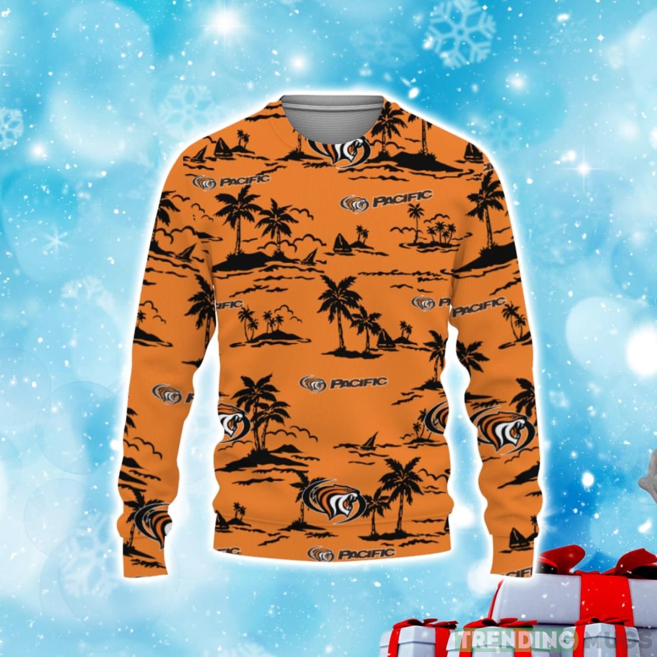 Pacific Tigers Hawaiian Aloha Hawaii Beach Christmas Sweater Product Photo 1 Pacific Tigers Hawaiian Aloha Hawaii Beach Christmas Sweater Product Photo 1