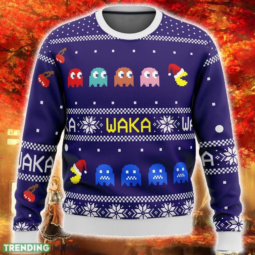PACMAN waka waka Ugly Christmas Sweater Funny Gift For Men And Women Fans - PACMAN waka waka Ugly Christmas Sweater Funny Gift For Men And Women Fans PACMAN waka waka Ugly Christmas Sweater Funny Gift For Men And Women Fans - PACMAN waka waka Ugly Christmas Sweater Funny Gift For Men And Women Fans