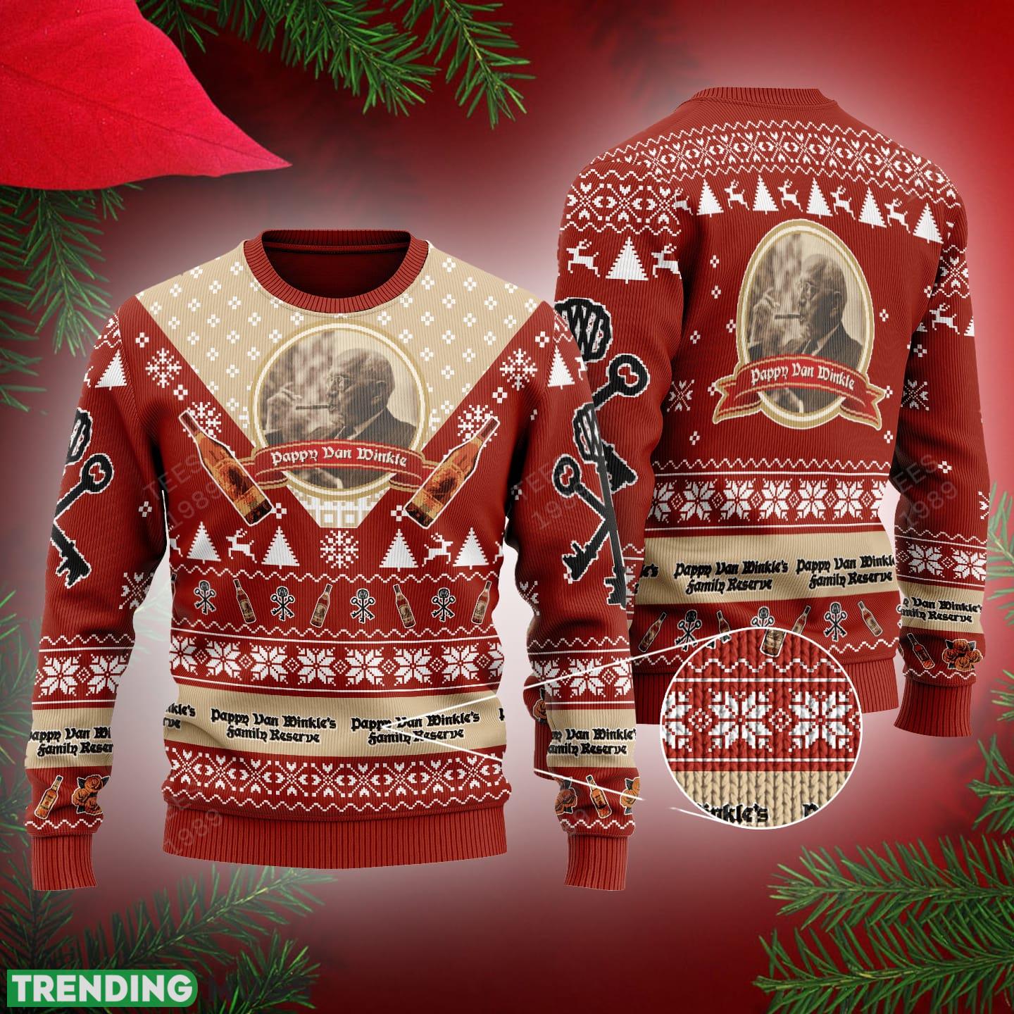 Pappy Van Winkle's Whiskey Ugly Xmas 3D Sweater Gift Holidays 3D Sweater Pappy Van Winkle's Whiskey Ugly Xmas 3D Sweater Gift Holidays - Pappy Van Winkle's Whiskey Ugly Xmas 3D Sweater Gift Holidays