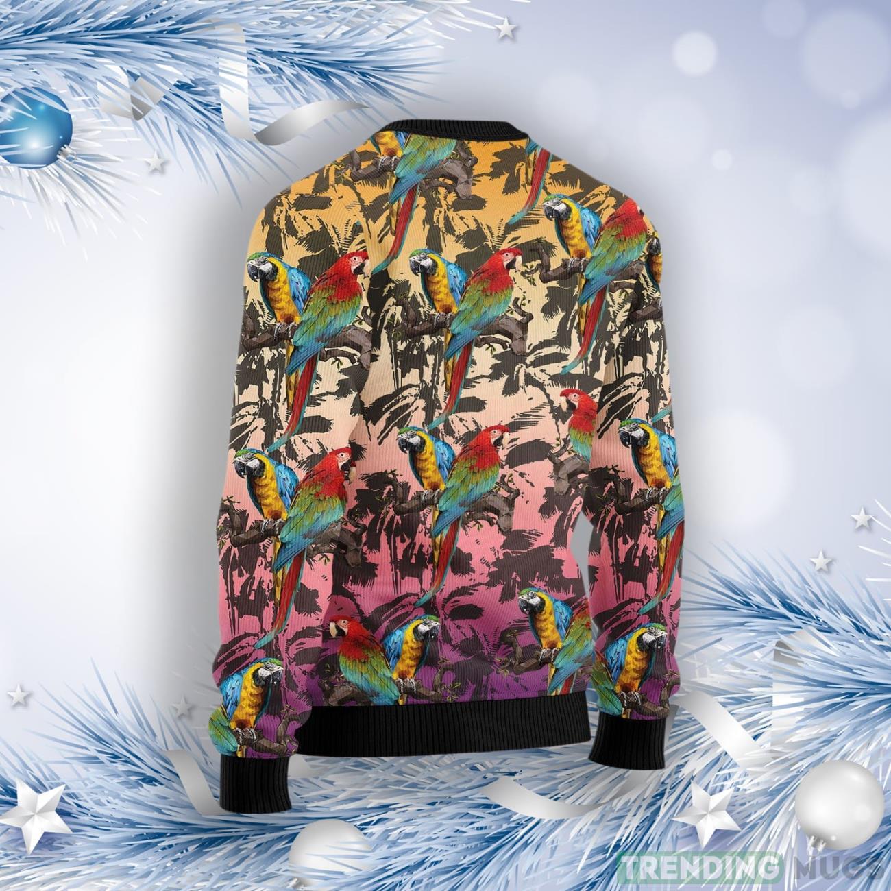 Parrot Palm Forest Ugly Christmas Sweater 3D Sweater Parrot Palm Forest Ugly Christmas Sweater 3D Sweater