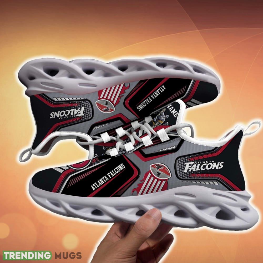 Personalized Atlanta Falcons White C Sneakers Team Running Sneakers For Fans Gift New Max Soul Shoes Max Soul Personalized Atlanta Falcons White C Sneakers Team Running Sneakers For Fans Gift New Max Soul Shoes Max Soul