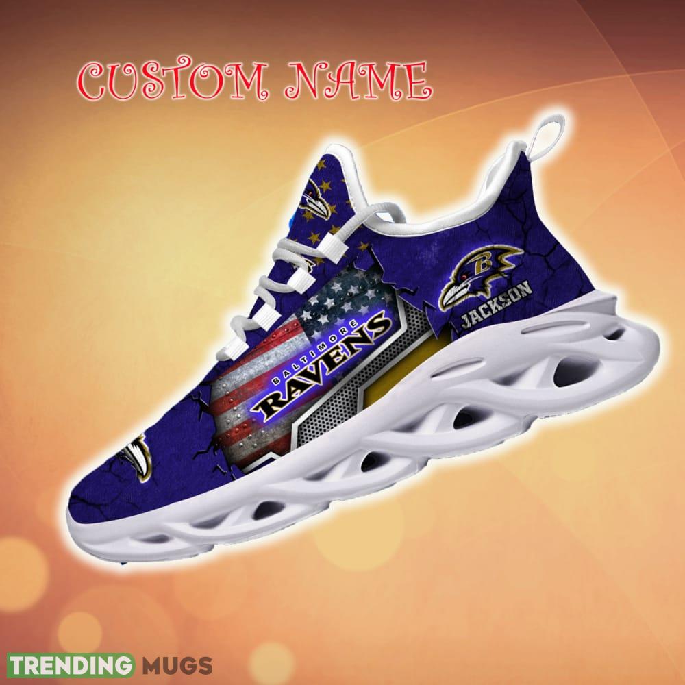 Personalized Baltimore Ravens Sport Team Running Sneakers For Fans Gift New Max Soul Shoes Max Soul Personalized Baltimore Ravens Sport Team Running Sneakers For Fans Gift New Max Soul Shoes Max Soul