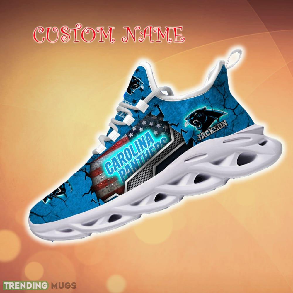 Personalized Carolina Panthers Sport Team Running Sneakers For Fans Gift New Max Soul Shoes Max Soul Personalized Carolina Panthers Sport Team Running Sneakers For Fans Gift New Max Soul Shoes Max Soul