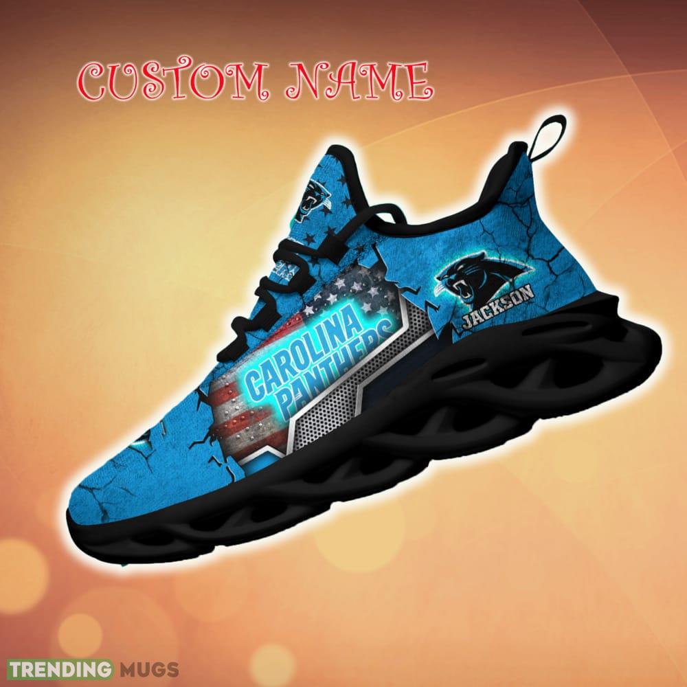 Personalized Carolina Panthers Sport Team Running Sneakers For Fans Gift New Max Soul Shoes Max Soul Personalized Carolina Panthers Sport Team Running Sneakers For Fans Gift New Max Soul Shoes Max Soul