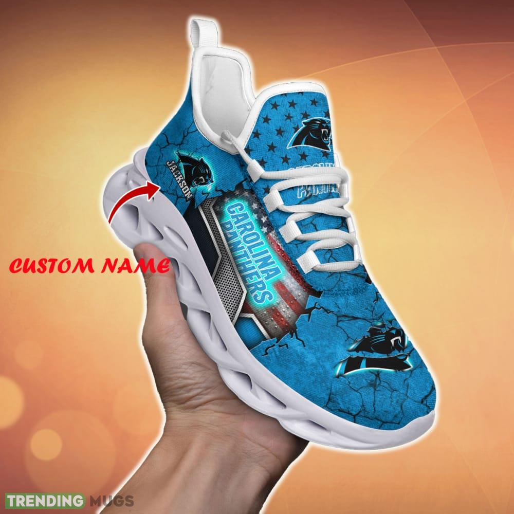 Personalized Carolina Panthers Sport Team Running Sneakers For Fans Gift New Max Soul Shoes - Carolina Panthers Sport Clunky Sneakers Custom Sport Shoes For Fan_1 Personalized Carolina Panthers Sport Team Running Sneakers For Fans Gift New Max Soul Shoes - Carolina Panthers Sport Clunky Sneakers Custom Sport Shoes For Fan_1
