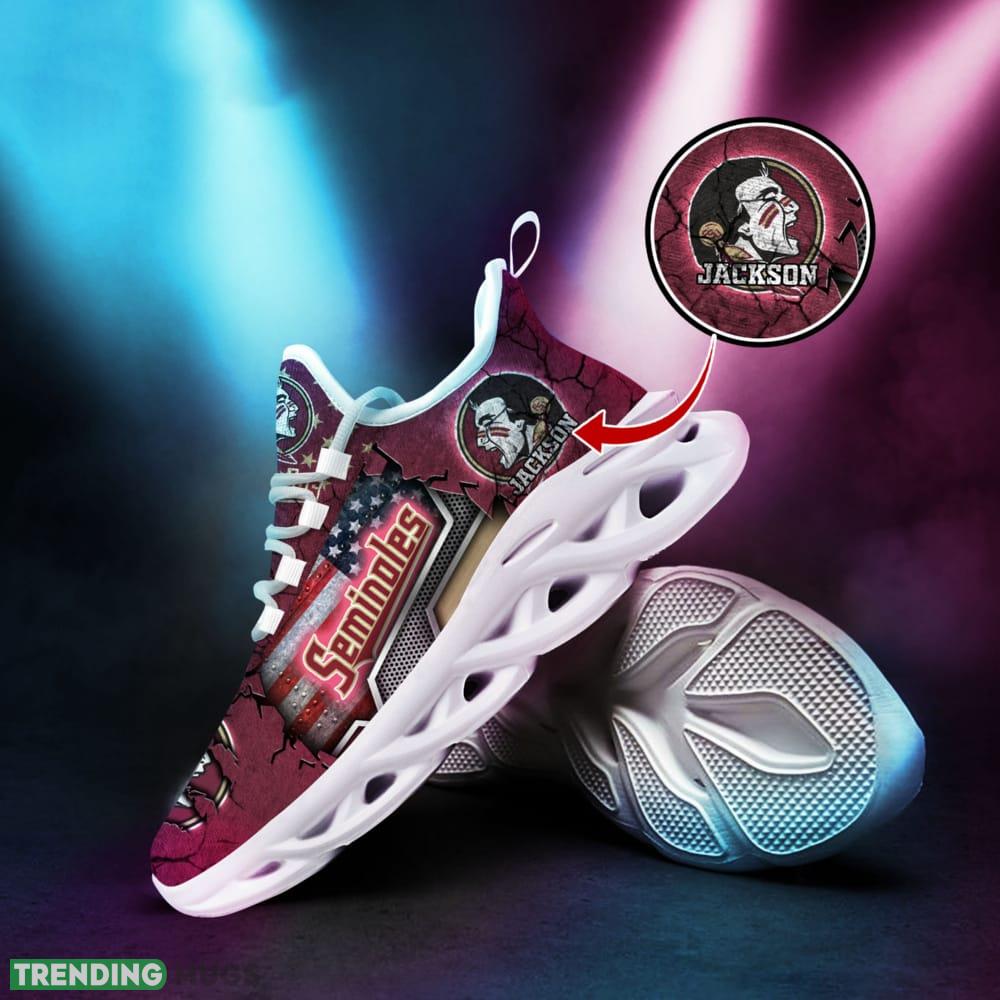 Personalized Florida State Seminoles Sport Team Running Sneakers For Fans Gift New Max Soul Shoes Max Soul Personalized Florida State Seminoles Sport Team Running Sneakers For Fans Gift New Max Soul Shoes Max Soul