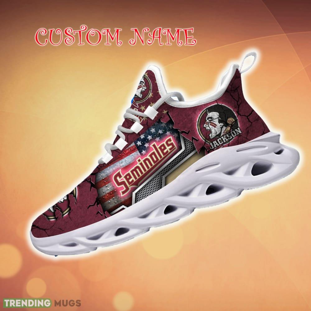 Personalized Florida State Seminoles Sport Team Running Sneakers For Fans Gift New Max Soul Shoes Max Soul Personalized Florida State Seminoles Sport Team Running Sneakers For Fans Gift New Max Soul Shoes Max Soul
