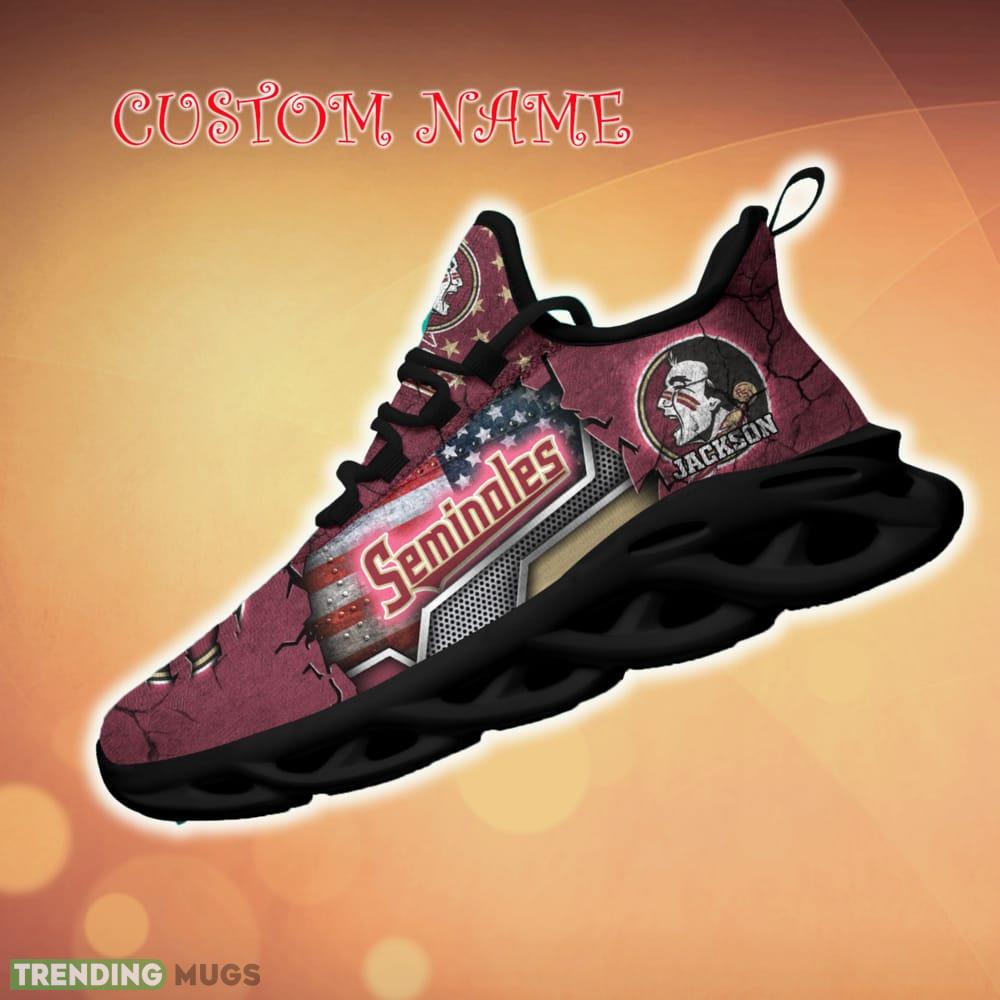 Personalized Florida State Seminoles Sport Team Running Sneakers For Fans Gift New Max Soul Shoes Max Soul Personalized Florida State Seminoles Sport Team Running Sneakers For Fans Gift New Max Soul Shoes Max Soul