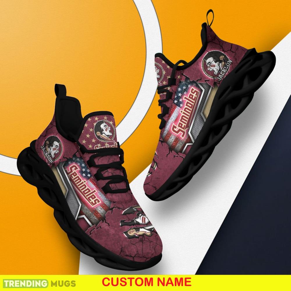 Personalized Florida State Seminoles Sport Team Running Sneakers For Fans Gift New Max Soul Shoes Max Soul Personalized Florida State Seminoles Sport Team Running Sneakers For Fans Gift New Max Soul Shoes Max Soul