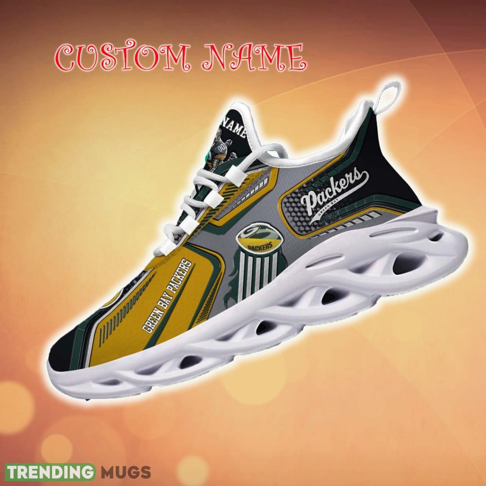 Personalized Green Bay Packers White C Sneakers Team Running Sneakers For Fans Gift New Max Soul Shoes - Green Bay Packers White C Sneakers Personalized Your Name Sport Sneakers _1 Personalized Green Bay Packers White C Sneakers Team Running Sneakers For Fans Gift New Max Soul Shoes - Green Bay Packers White C Sneakers Personalized Your Name Sport Sneakers _1