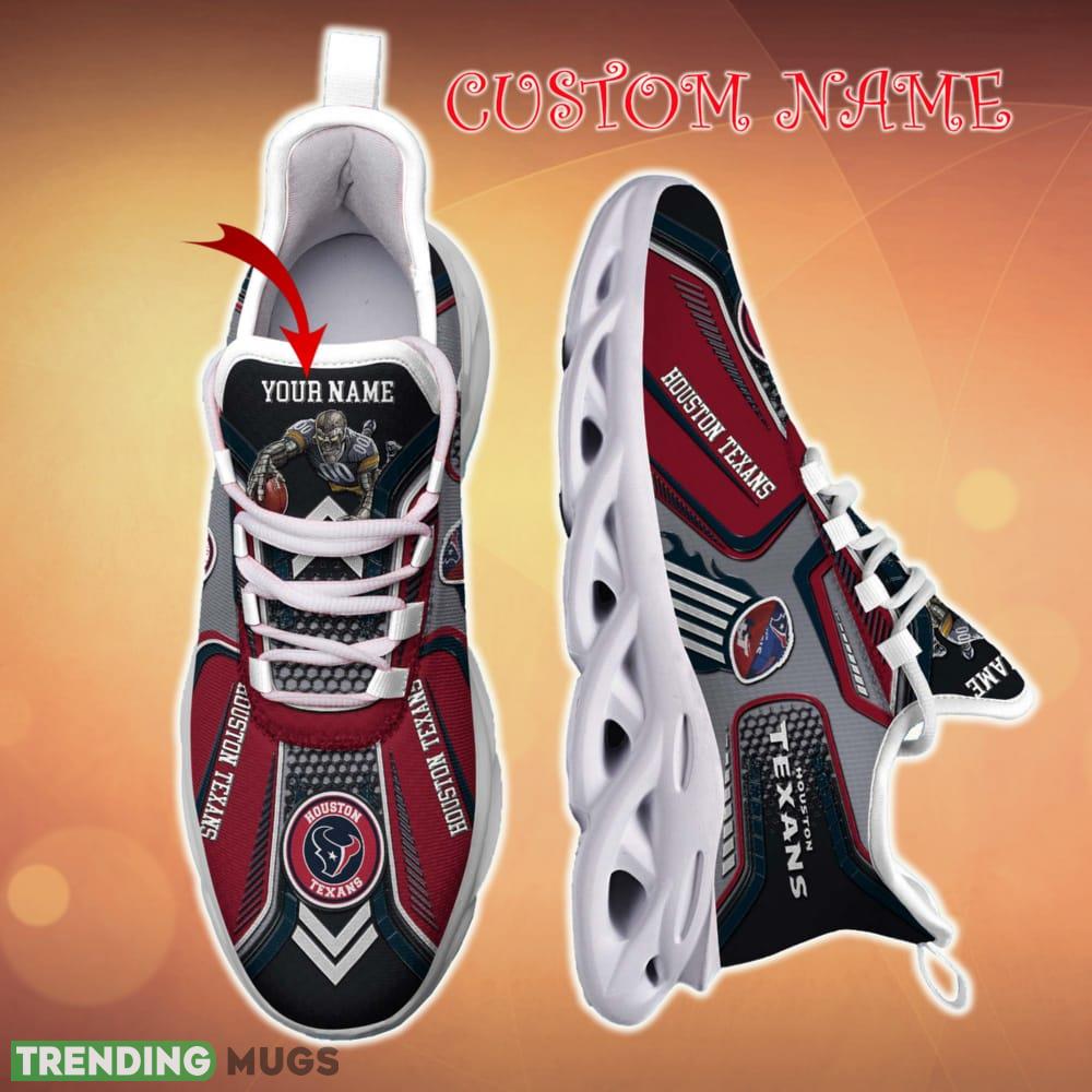 Personalized Houston Texans White C Sneakers Team Running Sneakers For Fans Gift New Max Soul Shoes Max Soul Personalized Houston Texans White C Sneakers Team Running Sneakers For Fans Gift New Max Soul Shoes Max Soul