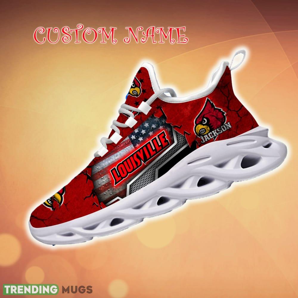 Personalized Louisville Cardinals Sport Team Running Sneakers For Fans Gift New Max Soul Shoes Max Soul Personalized Louisville Cardinals Sport Team Running Sneakers For Fans Gift New Max Soul Shoes Max Soul