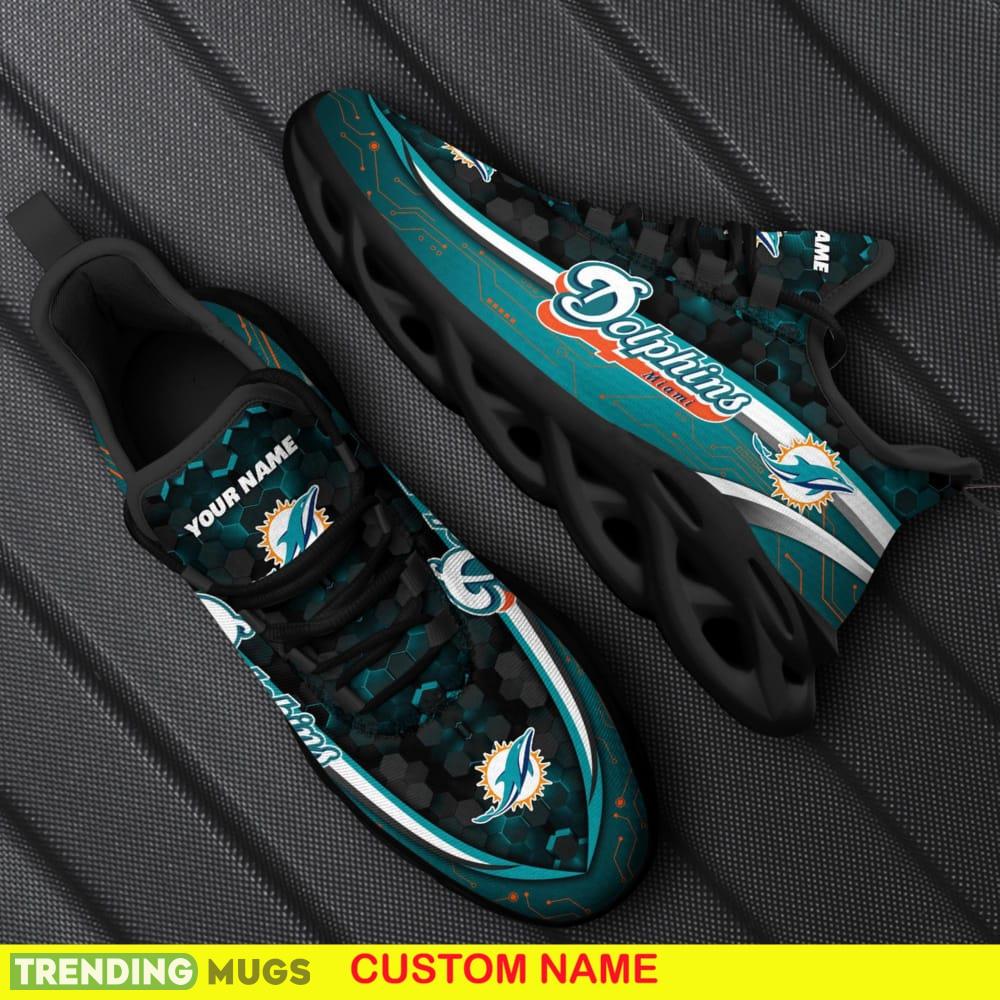 Personalized Miami Dolphins Football Team Team Running Sneakers For Fans Gift New Max Soul Shoes - Miami Dolphins Football Team Max Soul Shoes Custom Your Name_1 Personalized Miami Dolphins Football Team Team Running Sneakers For Fans Gift New Max Soul Shoes - Miami Dolphins Football Team Max Soul Shoes Custom Your Name_1