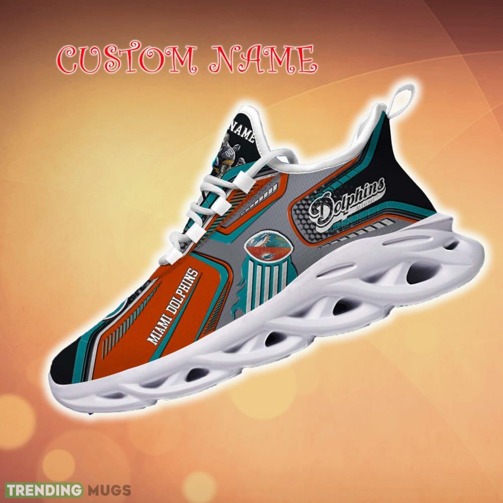 Personalized Miami Dolphins White C Sneakers Team Running Sneakers For Fans Gift New Max Soul Shoes - Miami Dolphins White C Sneakers Personalized Your Name Sport Sneakers _1 Personalized Miami Dolphins White C Sneakers Team Running Sneakers For Fans Gift New Max Soul Shoes - Miami Dolphins White C Sneakers Personalized Your Name Sport Sneakers _1