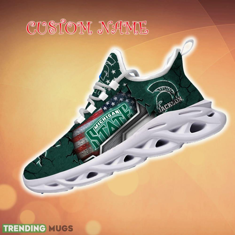 Personalized Michigan State Spartans Sport Team Running Sneakers For Fans Gift New Max Soul Shoes Max Soul Personalized Michigan State Spartans Sport Team Running Sneakers For Fans Gift New Max Soul Shoes Max Soul