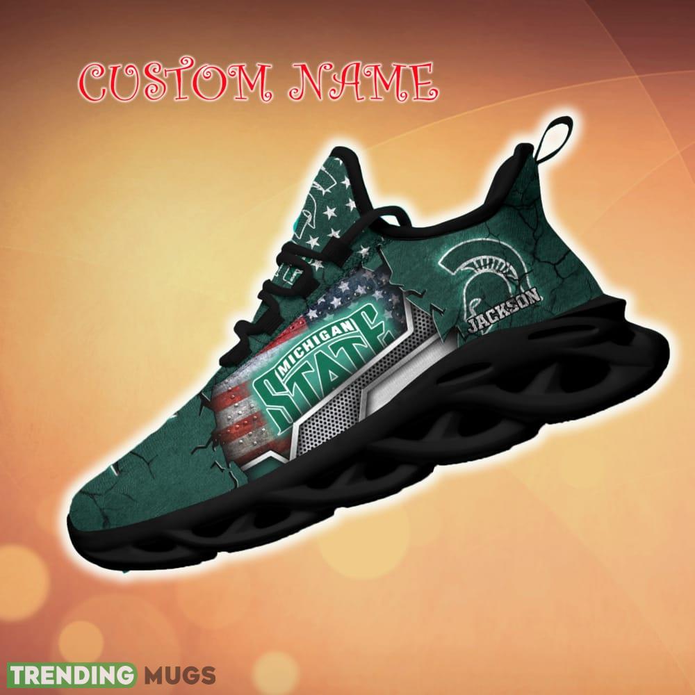 Personalized Michigan State Spartans Sport Team Running Sneakers For Fans Gift New Max Soul Shoes Max Soul Personalized Michigan State Spartans Sport Team Running Sneakers For Fans Gift New Max Soul Shoes Max Soul