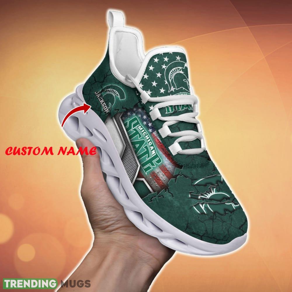 Personalized Michigan State Spartans Sport Team Running Sneakers For Fans Gift New Max Soul Shoes - Michigan State Spartans Sport Clunky Sneakers Custom Sport Shoes For Fan_1 Personalized Michigan State Spartans Sport Team Running Sneakers For Fans Gift New Max Soul Shoes - Michigan State Spartans Sport Clunky Sneakers Custom Sport Shoes For Fan_1