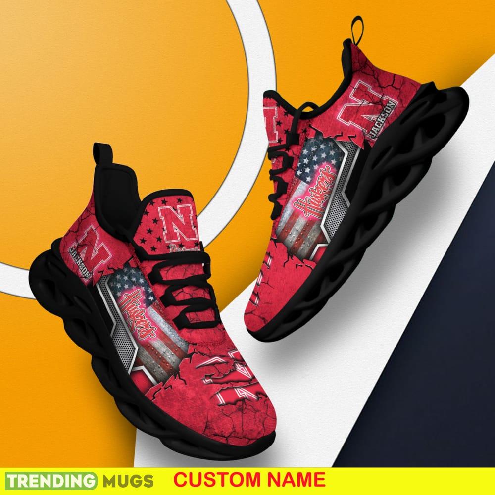 Personalized Nebraska Cornhuskers Sport Team Running Sneakers For Fans Gift New Max Soul Shoes Max Soul Personalized Nebraska Cornhuskers Sport Team Running Sneakers For Fans Gift New Max Soul Shoes Max Soul