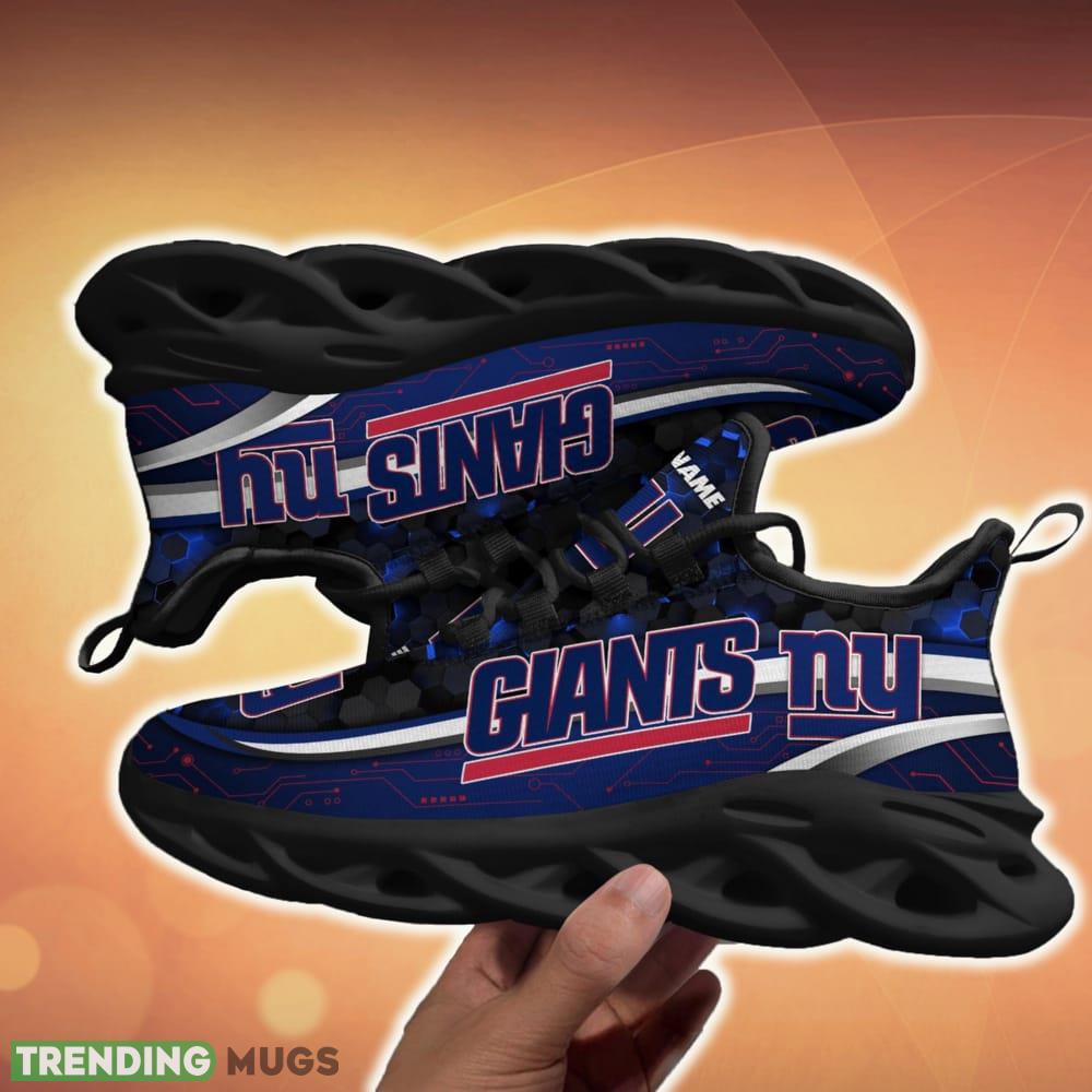 Personalized New York Giants Football Team Team Running Sneakers For Fans Gift New Max Soul Shoes Max Soul Personalized New York Giants Football Team Team Running Sneakers For Fans Gift New Max Soul Shoes Max Soul
