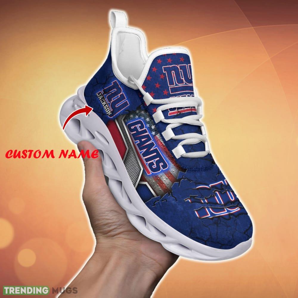 Personalized New York Giants Sport Team Running Sneakers For Fans Gift New Max Soul Shoes - New York Giants Sport Clunky Sneakers Custom Sport Shoes For Fan_1 Personalized New York Giants Sport Team Running Sneakers For Fans Gift New Max Soul Shoes - New York Giants Sport Clunky Sneakers Custom Sport Shoes For Fan_1
