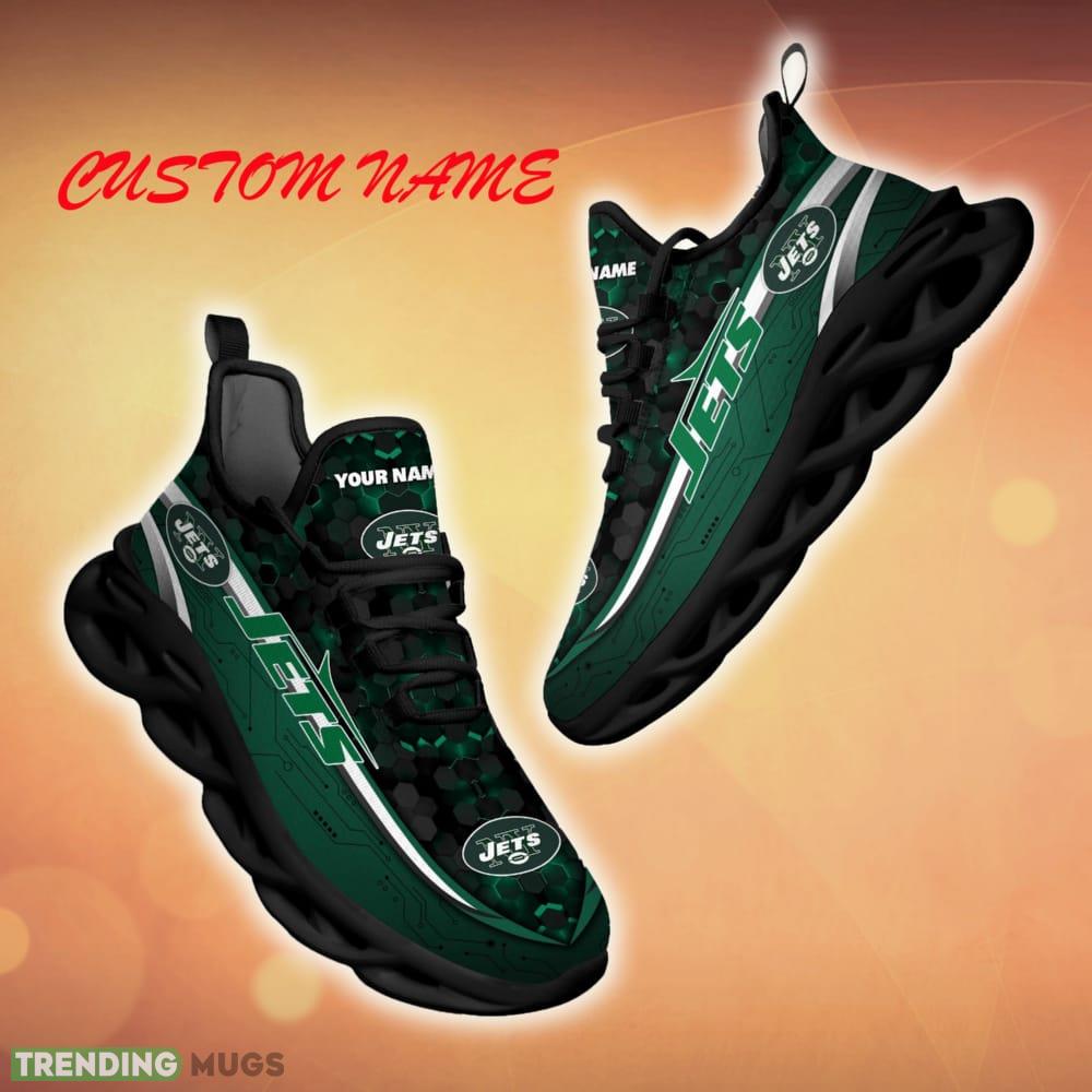 Personalized New York Jets Football Team Team Running Sneakers For Fans Gift New Max Soul Shoes Max Soul Personalized New York Jets Football Team Team Running Sneakers For Fans Gift New Max Soul Shoes Max Soul