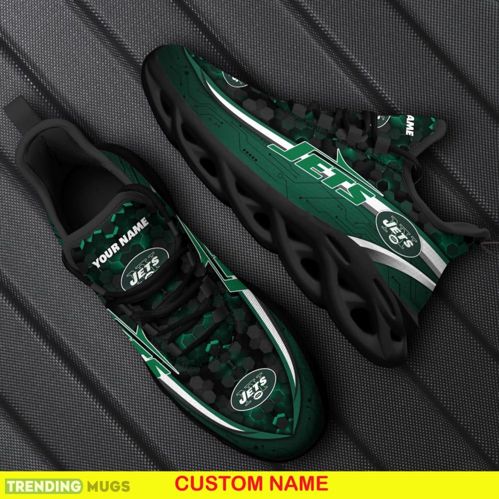 Personalized New York Jets Football Team Team Running Sneakers For Fans Gift New Max Soul Shoes - New York Jets Football Team Max Soul Shoes Custom Your Name_1 Personalized New York Jets Football Team Team Running Sneakers For Fans Gift New Max Soul Shoes - New York Jets Football Team Max Soul Shoes Custom Your Name_1