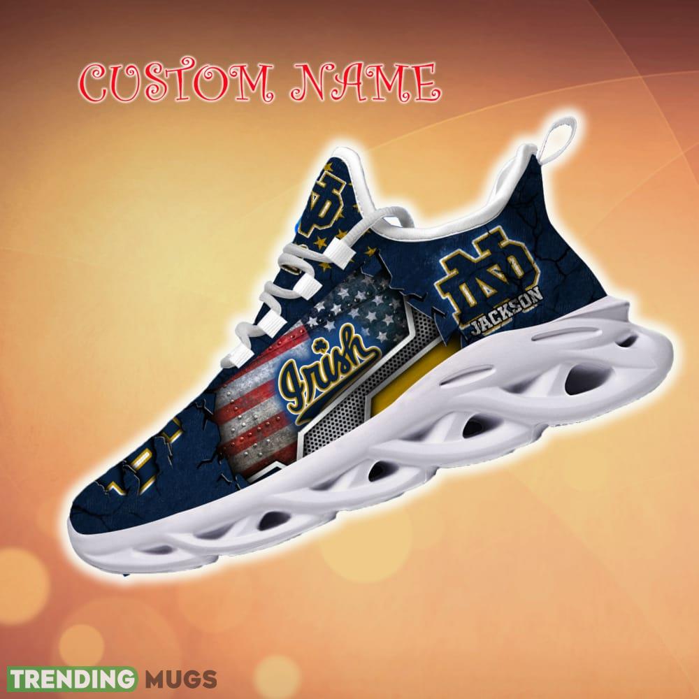 Personalized Notre Dame Fighting Irish Sport Team Running Sneakers For Fans Gift New Max Soul Shoes Max Soul Personalized Notre Dame Fighting Irish Sport Team Running Sneakers For Fans Gift New Max Soul Shoes Max Soul